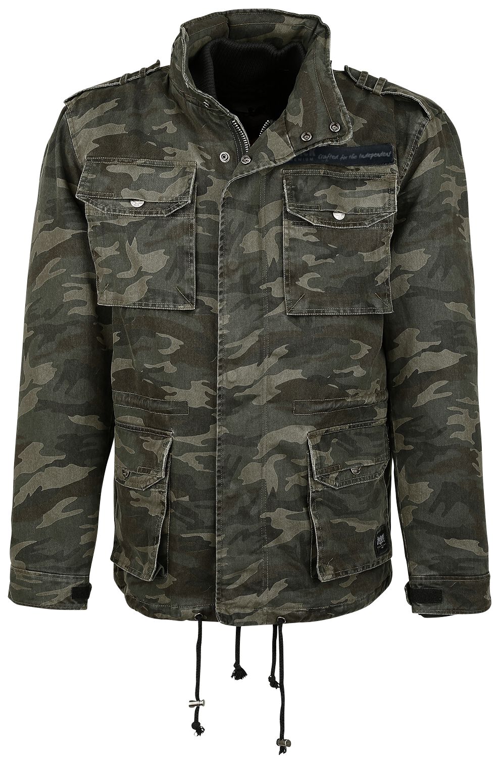 Black Premium by EMP - Camouflage/Flecktarn Winterjacke - Army Field Jacket - S bis 7XL - für Männer - Größe 3XL - camouflage von Black Premium by EMP