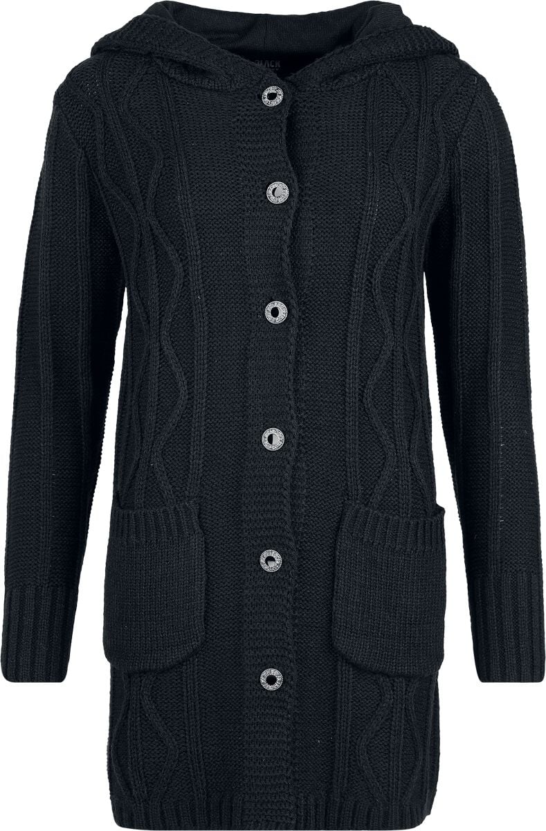 Black Premium by EMP Cardigan - Celtic fine lines - S bis XXL - für Damen - Größe XXL - schwarz von Black Premium by EMP