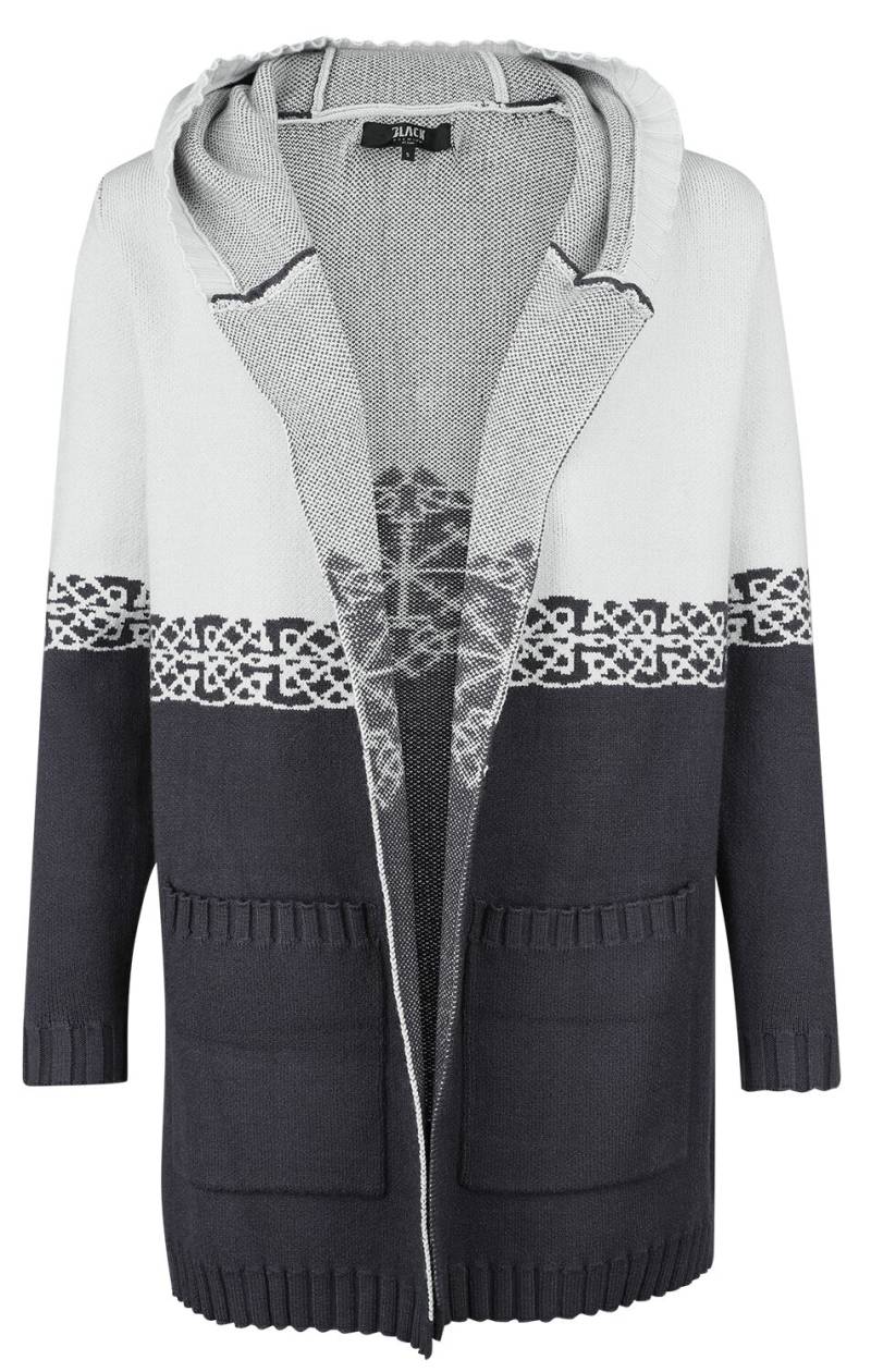 Black Premium by EMP Cardigan - Chunky Knitted Keltic Cardigan - M - für Damen - Größe M - grau von Black Premium by EMP