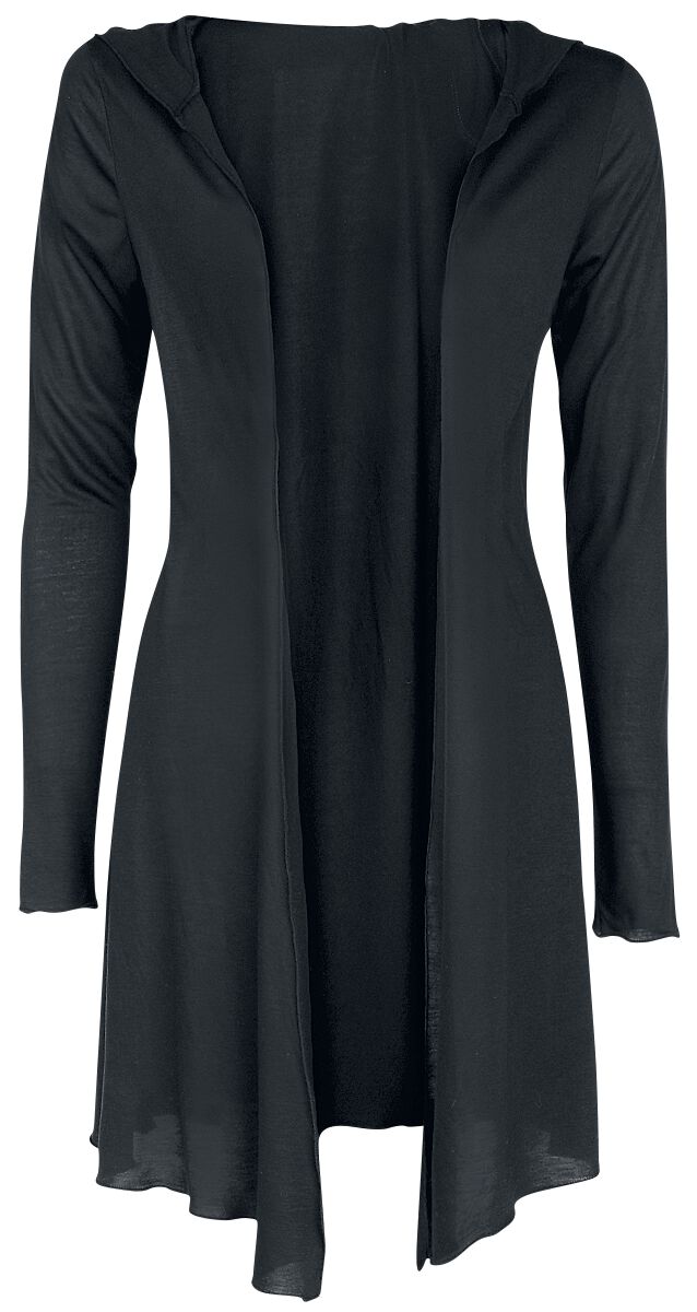 Black Premium by EMP Cardigan - Overlay Hood - XS bis 5XL - für Damen - Größe 3XL - schwarz von Black Premium by EMP