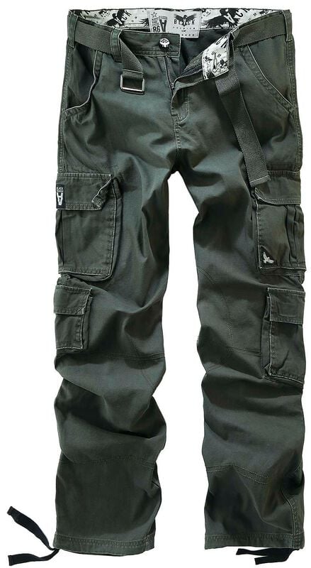 Black Premium by EMP Cargohose - Army Vintage Trousers - M bis 5XL - für Männer - Größe 4XL - khaki von Black Premium by EMP