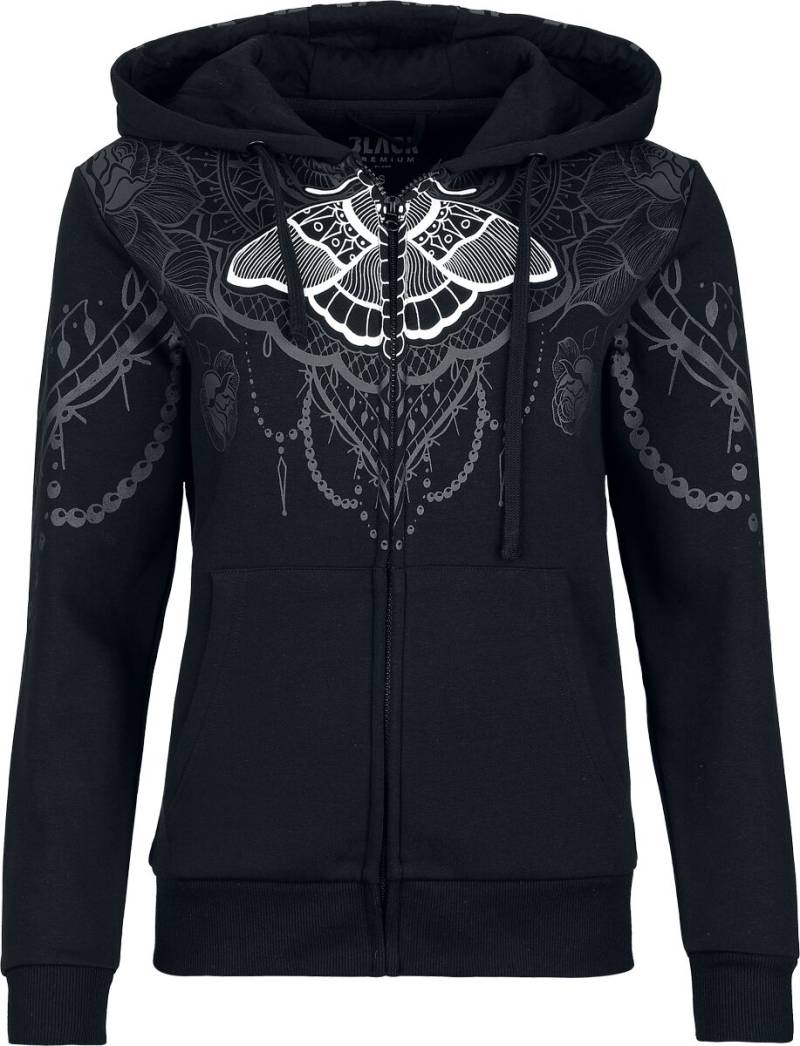 Black Premium by EMP Celtic fine lines Kapuzenjacke schwarz in S von Black Premium by EMP
