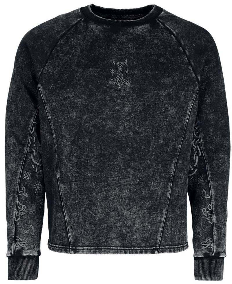 Black Premium by EMP Celtic fine lines Sweatshirt schwarz in S von Black Premium by EMP