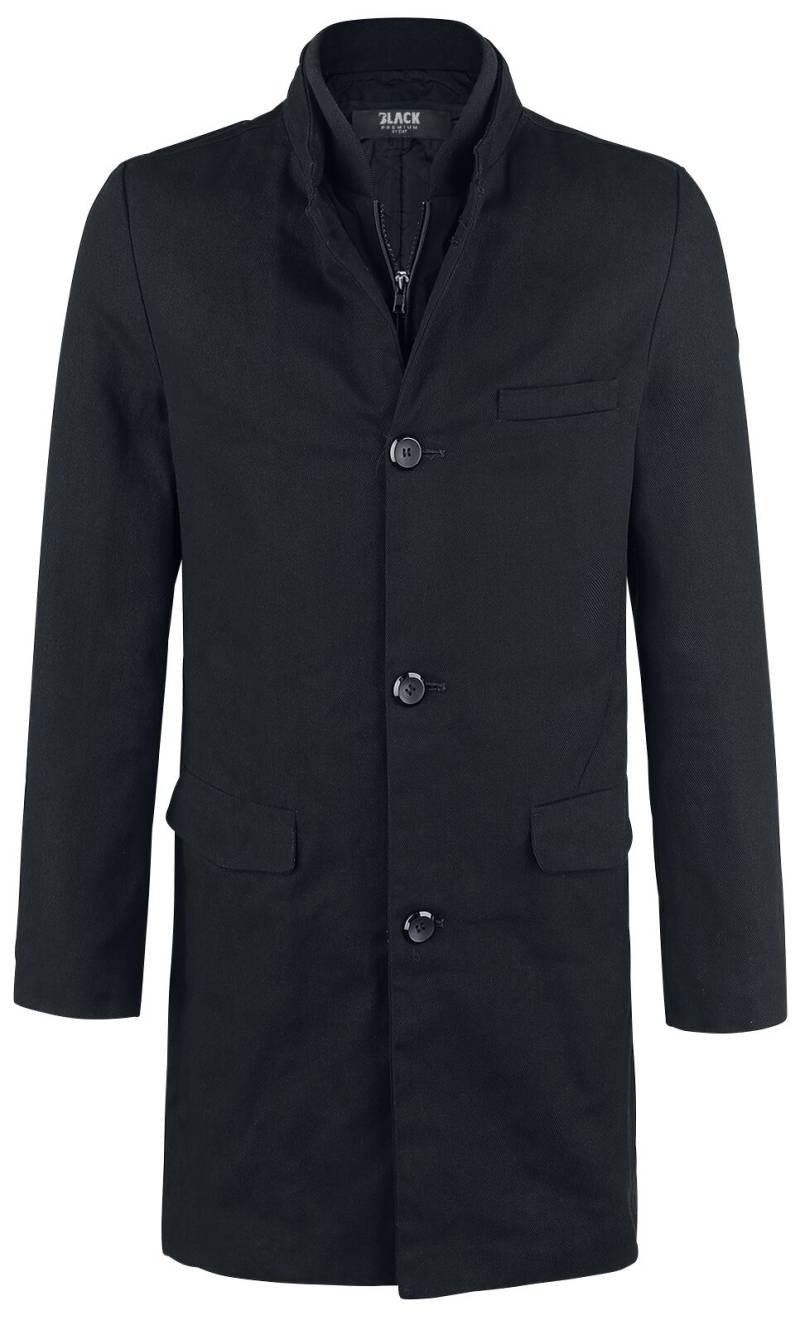 Black Premium by EMP Coat einreihig Kurzmantel schwarz in XXL von Black Premium by EMP