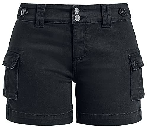 Black Premium by EMP Damen Schwarze Jeans Hot-Pants 32 von Black Premium by EMP