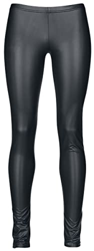 Black Premium by EMP Damen Schwarze Leggings in Leder-Optik L von Black Premium by EMP