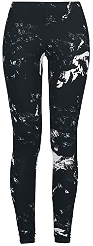 Black Premium by EMP Damen Schwarze Leggings mit Allover-Print 3XL von Black Premium by EMP