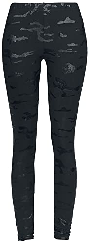 Black Premium by EMP Damen Schwarze Leggings mit Camouflage-Muster S von Black Premium by EMP