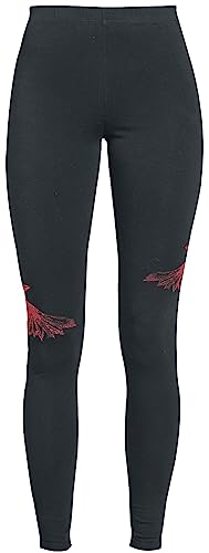 Black Premium by EMP Damen Schwarze Leggings mit Print 3XL von Black Premium by EMP