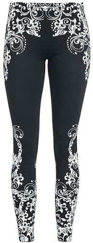 Black Premium by EMP Damen Schwarze Leggings mit Print L von Black Premium by EMP