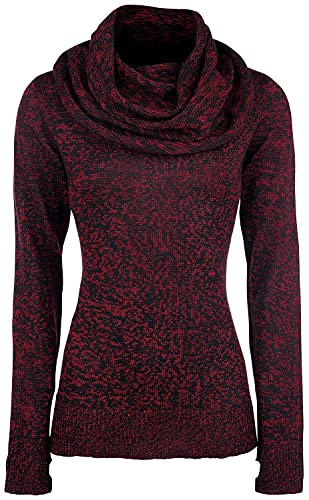 Black Premium by EMP Damen roter Pullover mit hohem Kragen L Black Premium by EMP Damen roter Pullover mit hohem Kragen L von Black Premium by EMP