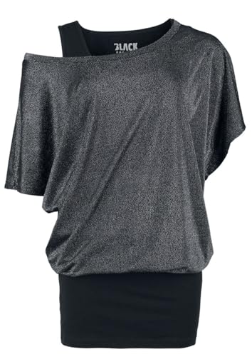 Black Premium by EMP Damen schwarz/Grauer Doppelpack mit Top und T-Shirt L von Black Premium by EMP
