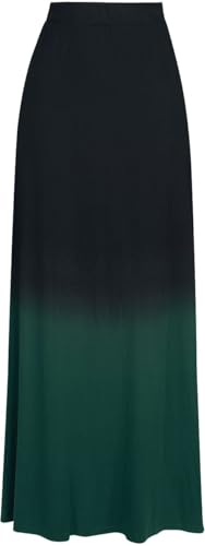 Black Premium by EMP Damen schwarz-grüner Rock mit Farbverlauf XL von Black Premium by EMP