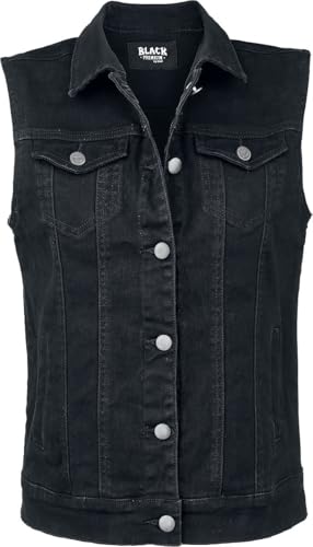 Black Premium by EMP Damen schwarze Jeansweste XXL von Black Premium by EMP