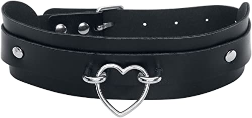 Black Premium by EMP Damen schwarzer Choker mit Herz-Detail Standard von Black Premium by EMP