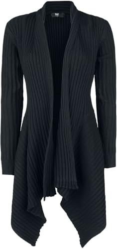 Black Premium by EMP Damen schwarzer Strick-Cardigan M von Black Premium by EMP