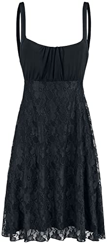 Black Premium by EMP Damen schwarzes Kleid mit Rock aus Spitze S von Black Premium by EMP