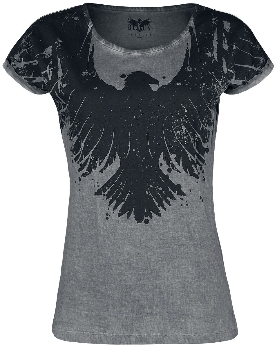 Black Premium by EMP Dare To Be Different T-Shirt grau in M von Black Premium by EMP
