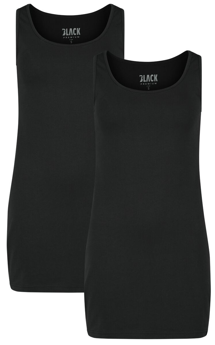 Black Premium by EMP Basic Double Pack Dresses Kurzes Kleid schwarz in XXL von Black Premium by EMP