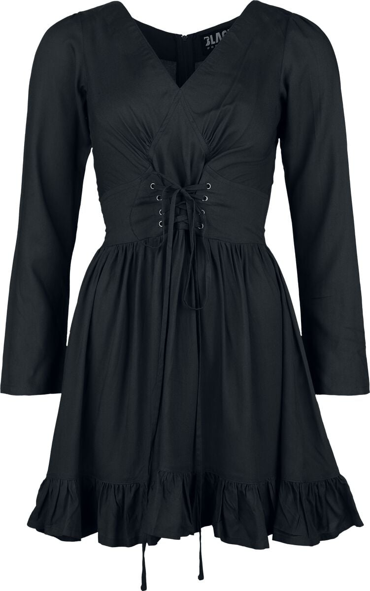 Black Premium by EMP Dress With Front Lacing Kurzes Kleid schwarz in L von Black Premium by EMP