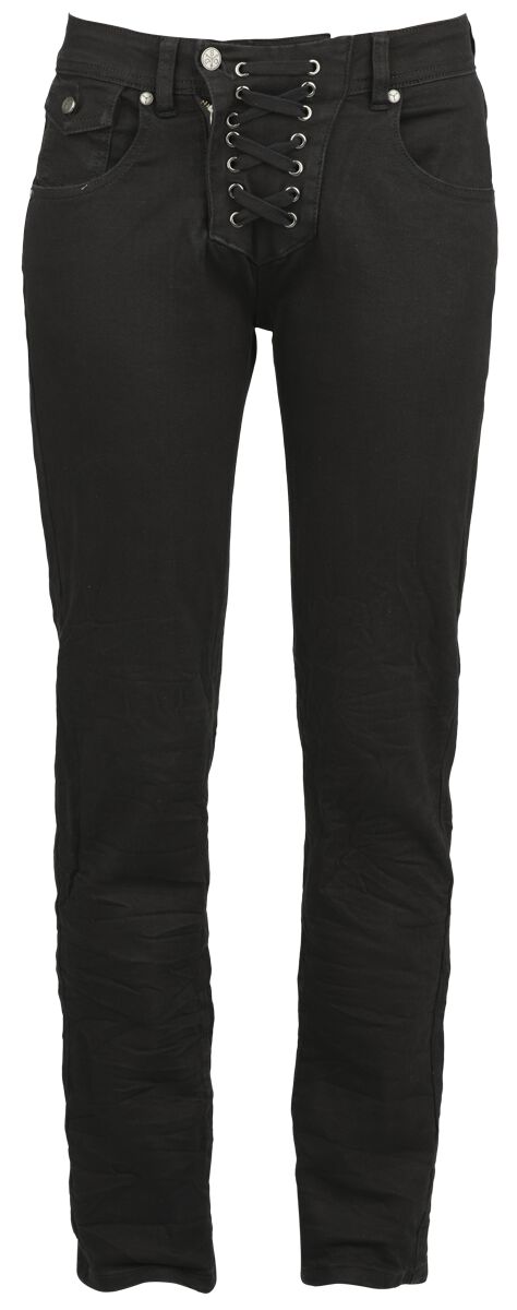 Black Premium by EMP EMP Street Crafted Design Collection - Kim Jeans schwarz in W27L32 von Black Premium by EMP