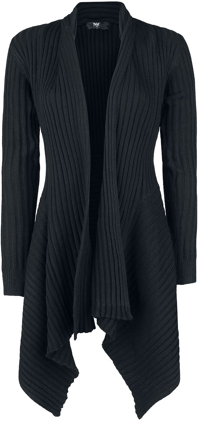 Black Premium by EMP Fall From Grace Cardigan schwarz in S von Black Premium by EMP