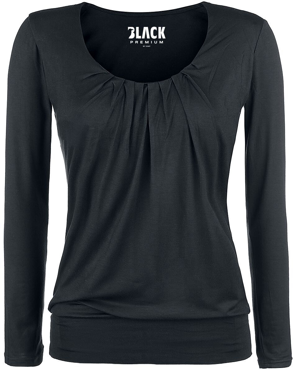 Black Premium by EMP Frail Shirt Langarmshirt schwarz in L von Black Premium by EMP