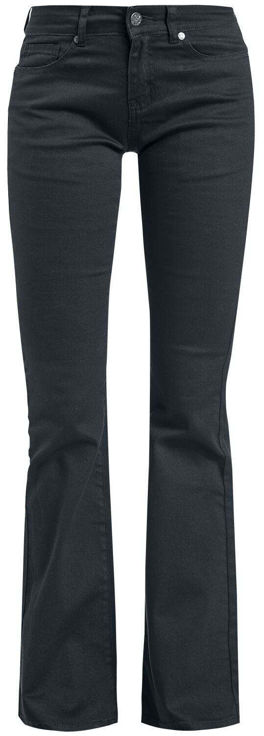 Black Premium by EMP Grace - Schwarze Jeans mit Schlag Jeans schwarz in W28L30 von Black Premium by EMP