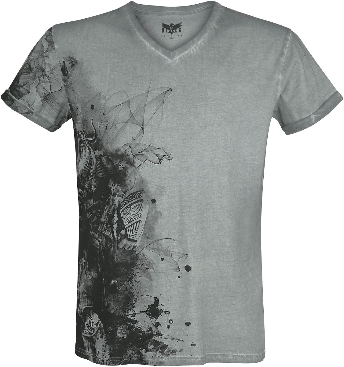 Black Premium by EMP Heavy Soul T-Shirt grau in L von Black Premium by EMP