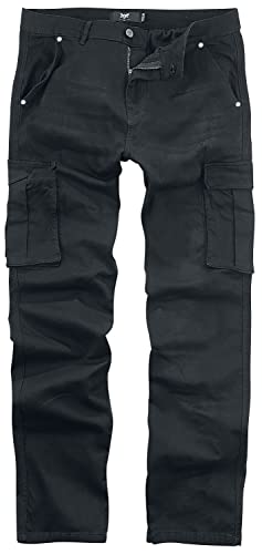 Black Premium by EMP Herren Schwarze Cargo-Hose W32L32 von Black Premium by EMP