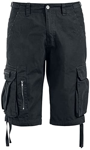Black Premium by EMP Herren Schwarze Shorts mit großen Taschen 5XL von Black Premium by EMP