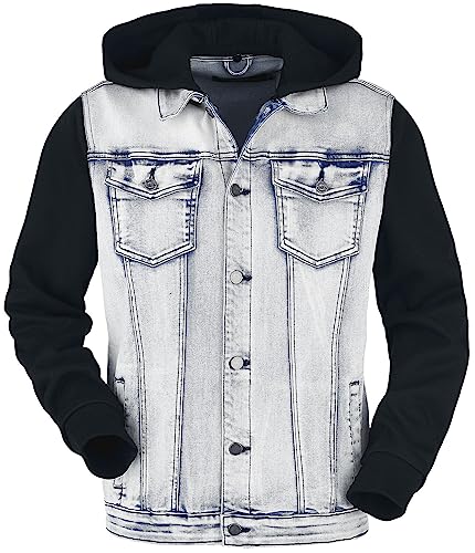 Black Premium by EMP Herren blaue Jeansjacke mit abgesetzten Ärmeln XL von Black Premium by EMP