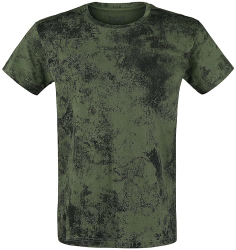 Black Premium by EMP Herren grünes Basic T-Shirt - angenehm weicher Stoff XXL von Black Premium by EMP