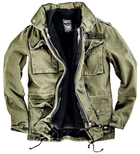 Black Premium by EMP Herren oliv-grüne Jacke mit Innenjacke L von Black Premium by EMP