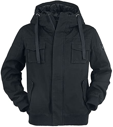 Black Premium by EMP Herren schwarze Winterjacke 4XL von Black Premium by EMP