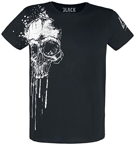 Black Premium by EMP Herren schwarzes T-Shirt mit Totenkopf-Print 3XL von Black Premium by EMP