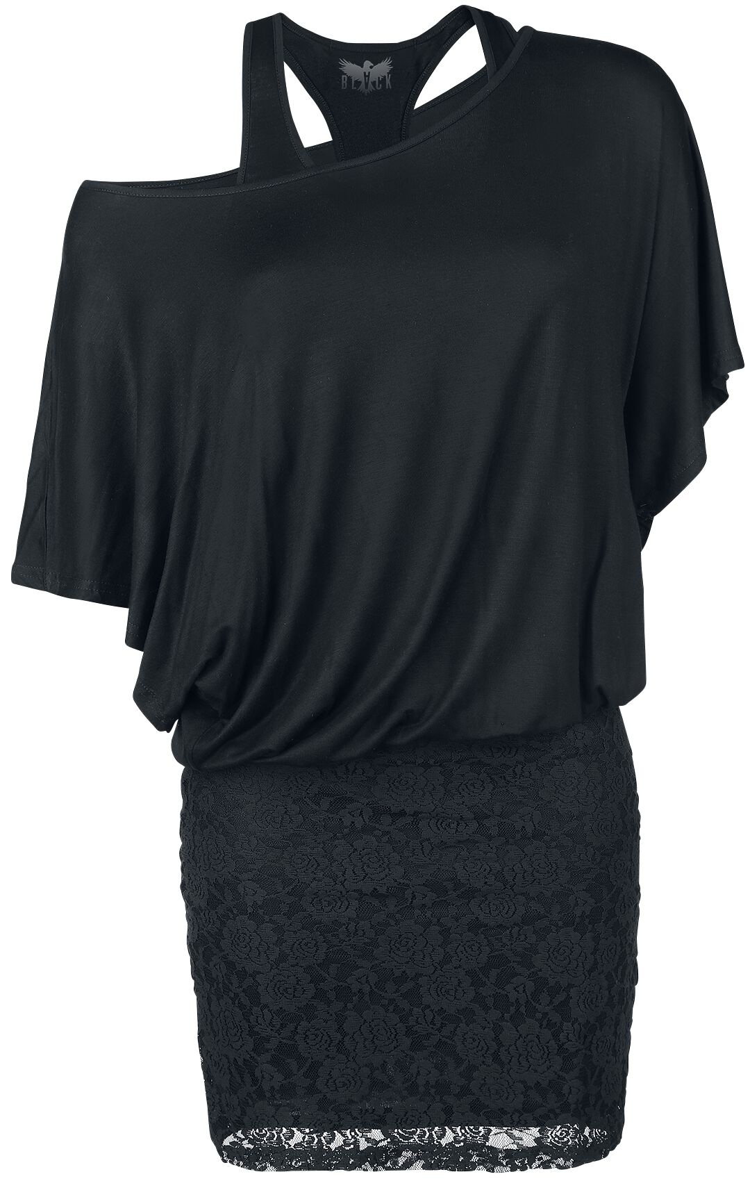 Black Premium by EMP Hold On Loosely Kurzes Kleid schwarz in 3XL von Black Premium by EMP