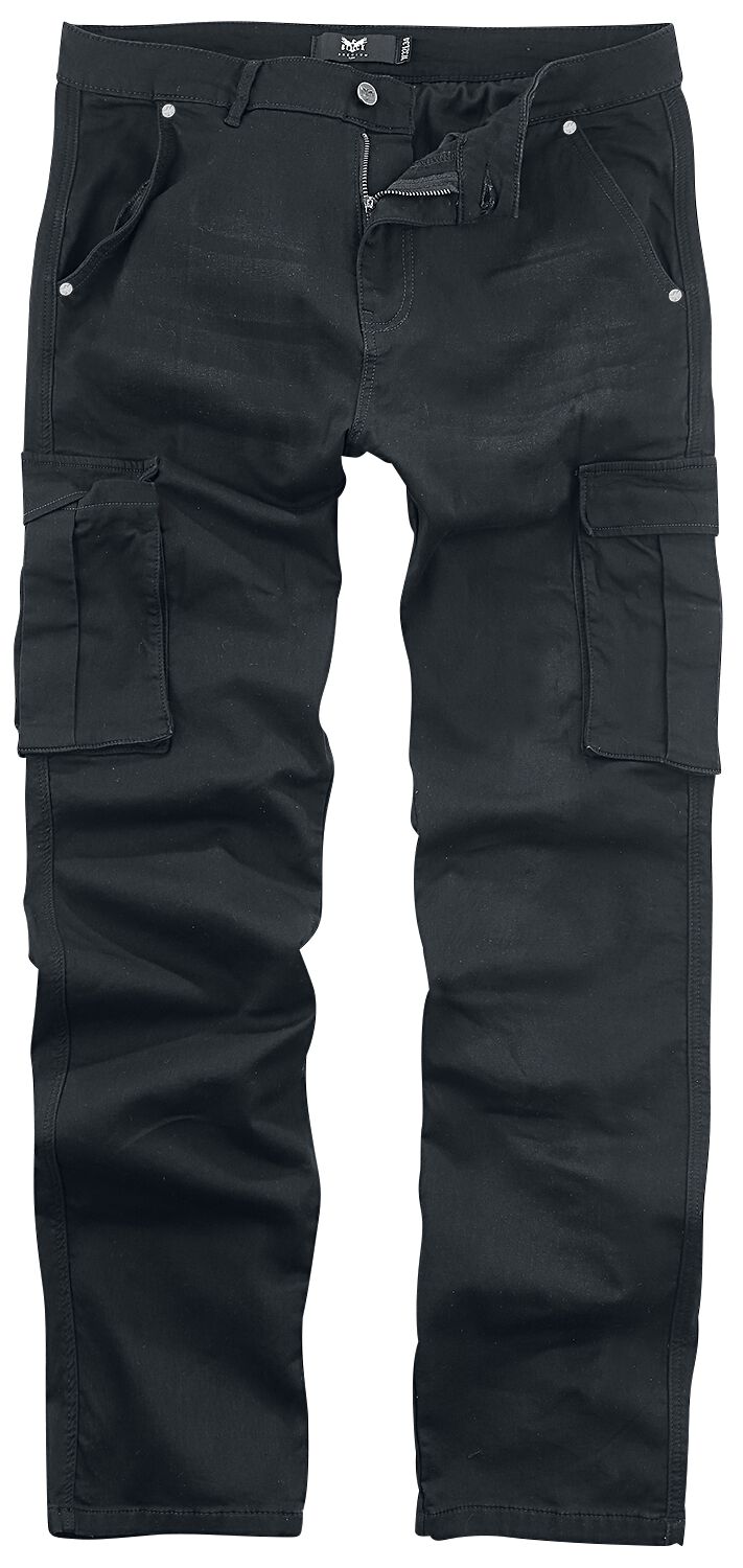 Black Premium by EMP Jeans - Cargo - W31L32 bis W36L34 - für Männer - Größe W31L32 - schwarz von Black Premium by EMP
