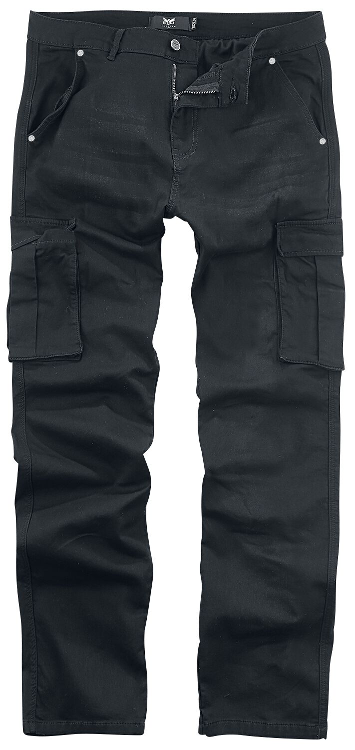 Black Premium by EMP Jeans - Cargo - W31L32 bis W36L34 - für Männer - Größe W34L32 - schwarz von Black Premium by EMP