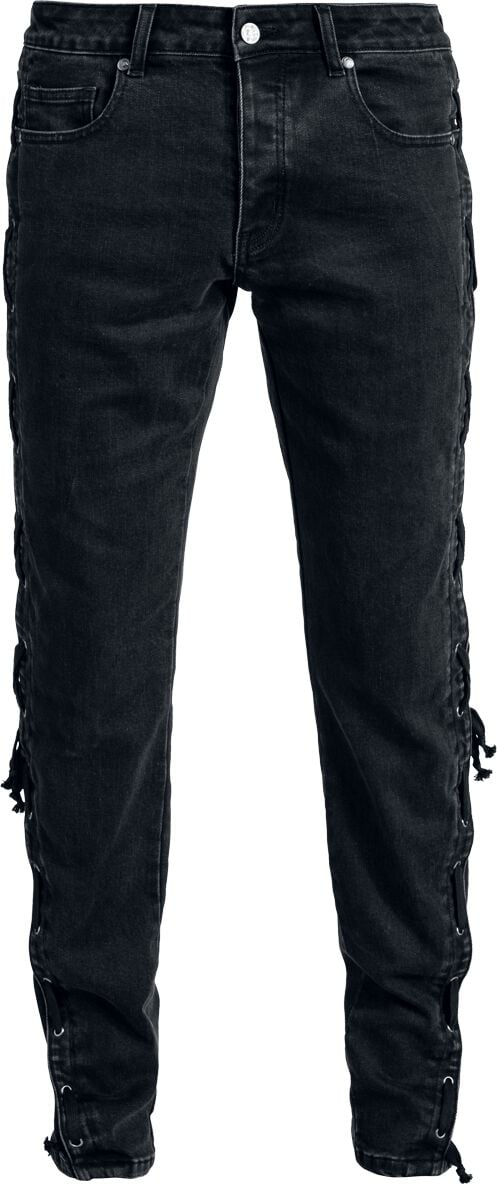 Black Premium by EMP Jeans - Celtic fine lines Jeans Johnny - W30L32 bis W34L34 - für Männer - Größe W31L32 - schwarz Black Premium by EMP Jeans - Celtic fine lines Jeans Johnny - W30L32 bis W34L34 - für Männer - Größe W31L32 - schwarz von Black Premium by EMP