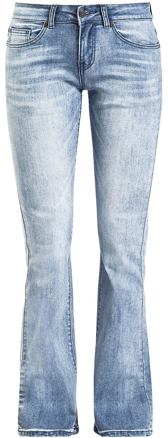 Black Premium by EMP Jeans - Grace - Hellblaue Jeans mit Waschung und Schlag - W27L30 bis W34L34 - für Damen - Größe W33L34 - hellblau Black Premium by EMP Jeans - Grace - Hellblaue Jeans mit Waschung und Schlag - W27L30 bis W34L34 - für Damen - Größe W33L34 - hellblau von Black Premium by EMP