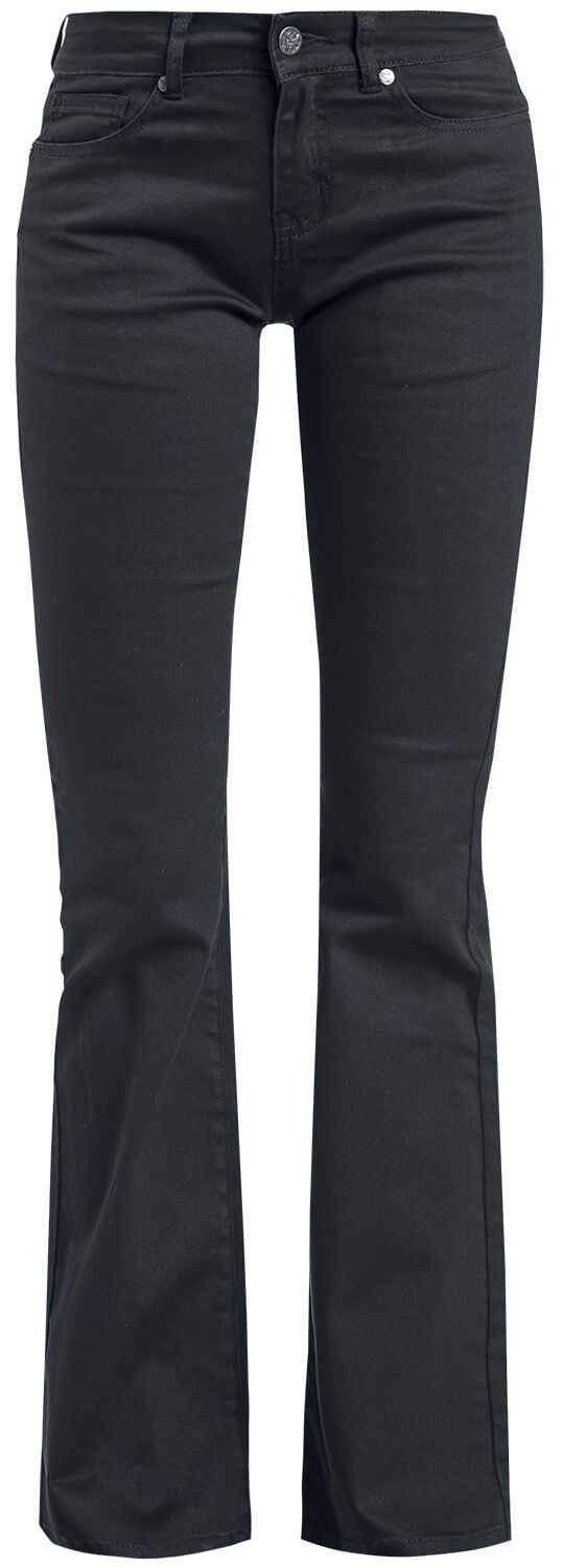 Black Premium by EMP Jeans - Grace - Schwarze Jeans mit Schlag - W27L30 bis W34L34 - für Damen - Größe W30L32 - schwarz von Black Premium by EMP