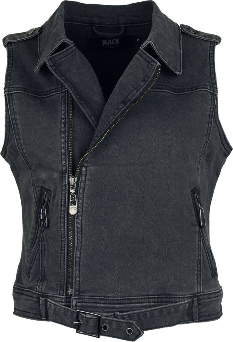 Black Premium by EMP Jeans Vest Weste grau in XXL von Black Premium by EMP