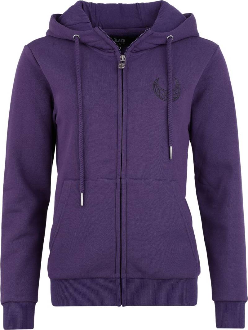 Black Premium by EMP  Kapuzenjacke dunkellila in M von Black Premium by EMP