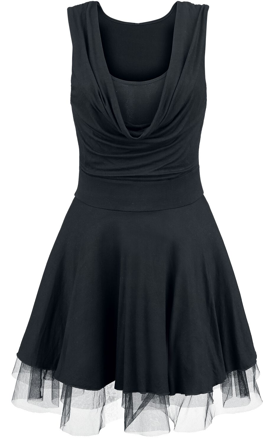 Black Premium by EMP Kleid knielang - Oh Boy! - M bis XXL - für Damen - Größe L - schwarz von Black Premium by EMP