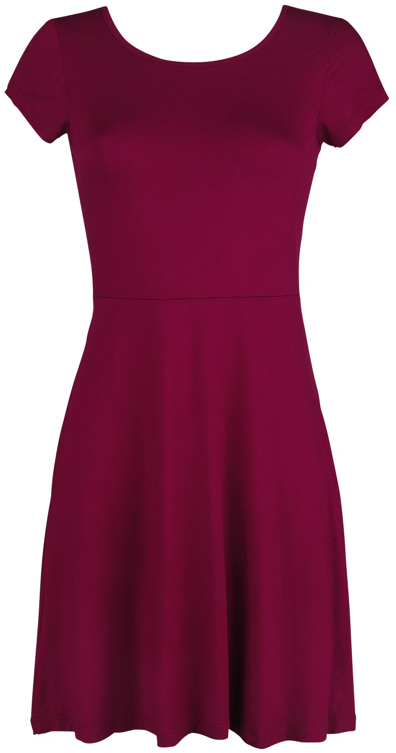 Black Premium by EMP Kurzes Kleid - Rotes Kleid mit Rückenausschnitt und dekorativer Schnürung - M bis XXL - für Damen - Größe XL - rot von Black Premium by EMP