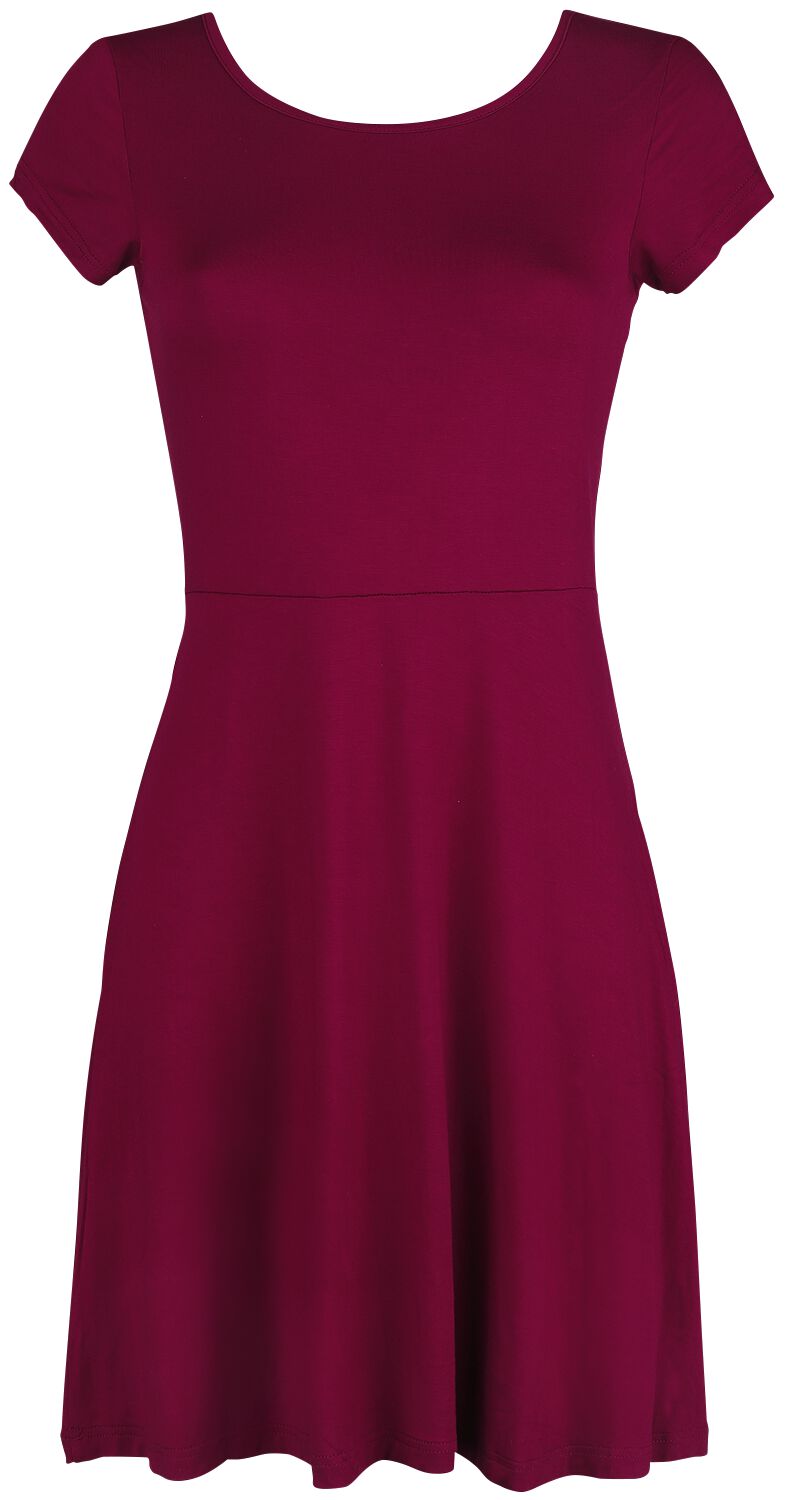 Black Premium by EMP Kurzes Kleid - Rotes Kleid mit Rückenausschnitt und dekorativer Schnürung - S bis XXL - für Damen - Größe XL - rot von Black Premium by EMP