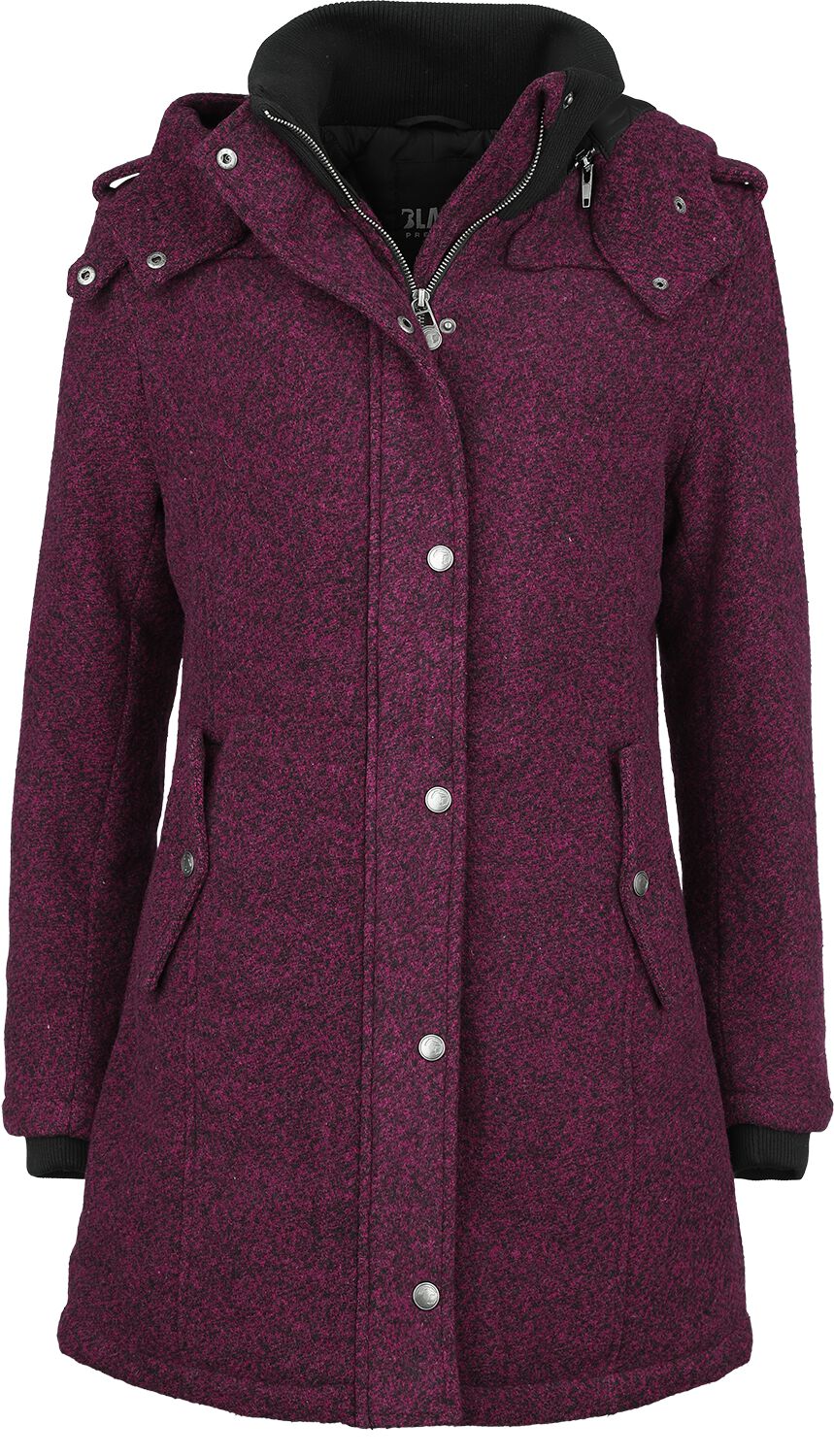 Black Premium by EMP Kurzmantel - Short Coat - S bis XL - für Damen - Größe S - beere von Black Premium by EMP