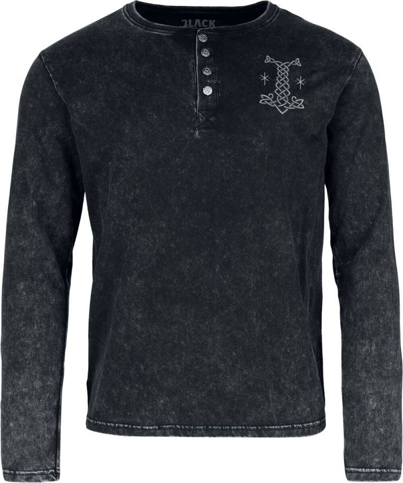 Black Premium by EMP Celtic fine lines Langarmshirt schwarz in L von Black Premium by EMP