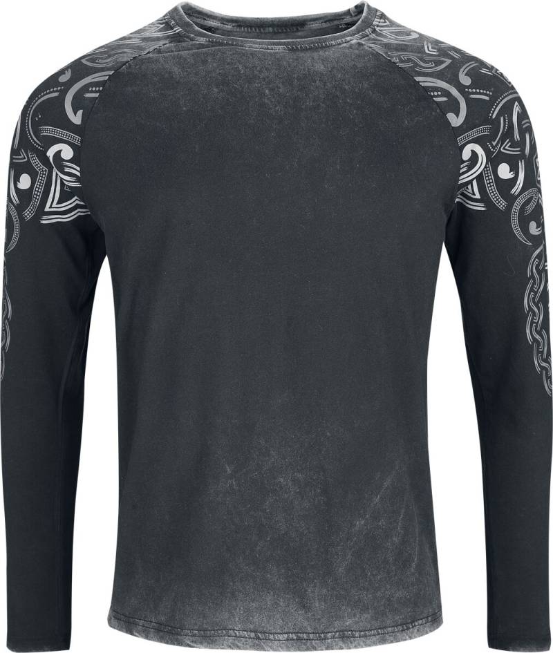 Black Premium by EMP Celtic fine lines Langarmshirt schwarz in XXL von Black Premium by EMP